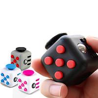 Creative Stylish Anxiety Reliever Fidget Dice Cubic for Focusing/Stress Relieving Random Color