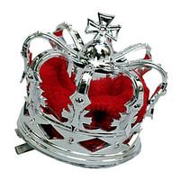 Crown Queen Fairytale Festival/Holiday Halloween Costumes Red Silver Patchwork Vintage Crown Halloween Carnival Unisex Alloy
