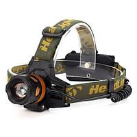 CREE Q5 LED Headlamp White/Yellow Lighting Color Zoomable Helmet Light Portable Hands-free Flashlight Fishing Hunting Headlight