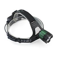 CREE T6 LED Headlamp Super Bright Rechargeable Waterproof Zoomable 90 Adjustment Headlight