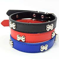Creative Fashion Bone Style PU Pet Collar Small Cat Dog Collars Dog Harness Christmas Accessories