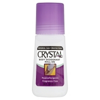 Crystal Body Deodorant Roll-On Hypoallergenic Fragrance Free 50ml