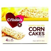 crimbles mrs corn rice cakes 140g