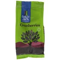 crazy jack ready to eat cranberries 100g x 10