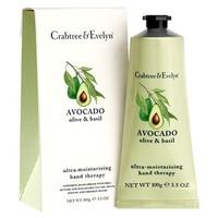 Crabtree &amp; Evelyn Avocado, Olive &amp; Basil Ultra-Moisturising Hand Therapy 100g