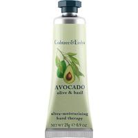 Crabtree & Evelyn Avocado, Olive and Basil Hand Therapy Cream 25g