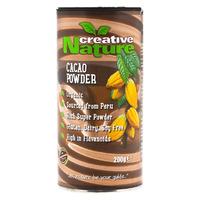 creative nature organic cacao powder 200g