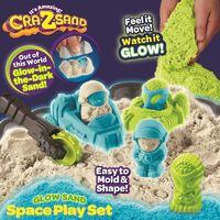 cra z sand glow in the dark space play set