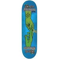 creature the sacred pass bingaman skateboard deck bluegreen 8375