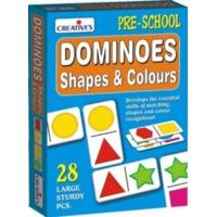 creative pre school shapes colours dominoes game