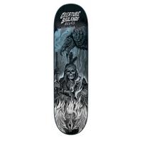 Creature Back To The Badlands Reyes Skateboard Deck - Black/Blue 8\