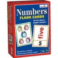 creative pre school number flash cards educational activity