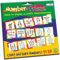 Creative Pre-school Frieze Numbers Educational Activity