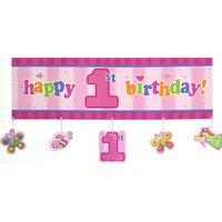 Creative Party Giant Banner - Fun At 1 Girl