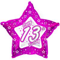 creative party 18 inch pink star balloon age 13