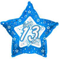 creative party 18 inch blue star balloon age 13