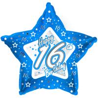 creative party 18 inch blue star balloon age 16
