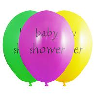 creative party 12 inch printed latex balloon baby shower