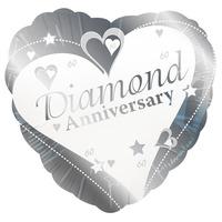 Creative Party 18 Inch Foil Balloon - Diamond Anniversary