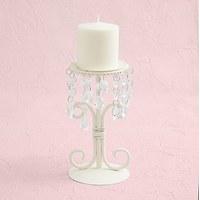 Cream & Crystal Candelabra