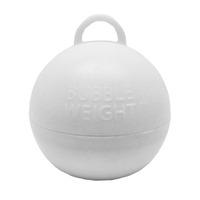 Creative Party Plastic Bubble Balloon Weights - White