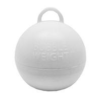 creative party plastic bubble balloon weights white