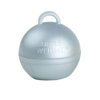 Creative Party Plastic Bubble Balloon Weights - Silver