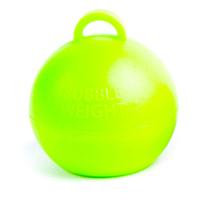 creative party plastic bubble balloon weights lime green
