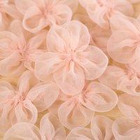 create and craft pink organza bow 375969