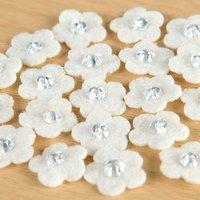 Create and Craft Felt Bow Crystal - 20 Pieces 376105