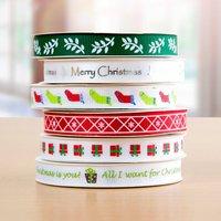 create and craft stock it christmas ribbons 6 x 3 metres 372093