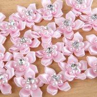 Create and Craft Satin Bow Crystal - 20 Pieces 375973