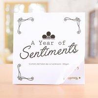 Craftwork Cards Year of 2017 Sentiments Pad 388456