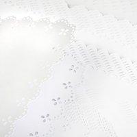 create and craft pack of 50 a5 white scalloped card and envelopes 2986 ...