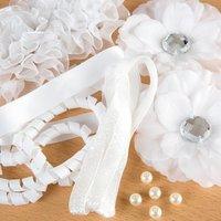 Create and Craft Wonderful White Decorative Ribbons 376475