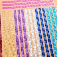 Create and Craft Glitzy Stripes - 8 Colours 388067