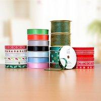 Create and Craft Christmas Patterns Ribbon Bundle -28 Rolls 405834