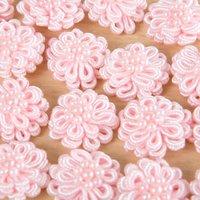 Create and Craft Pink Lace Bow Pearls - 20 Pieces 375991