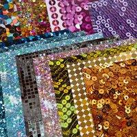 Create and Craft Pack of 40 A4 Sequin Card 372802