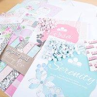 Craftwork Cards Ultimate Floral Collection - Includes Heritage Rose Luxury Collection, Embossed Cards and Envelopes, Pads and Candi 380575