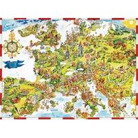 Crazy Europe Jigsaw Puzzle