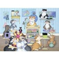 Crazy Cats at The Perfume Shop, 500pc Jigsaw Puzzle