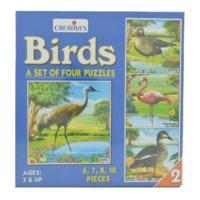 Creative Puzzles Bird 2 Pack Of 4 Jigsaws