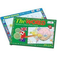 creative school the world frame puzzle 24 pieces