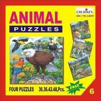 Creative Puzzles - Animalpuzzle No. 6 (30 To 48 Pieces)