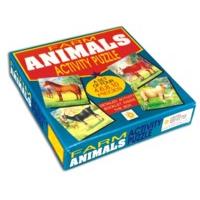 creative educational farm animal activity puzzles set of 4
