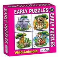 creative early years earlypuzzles wild animals