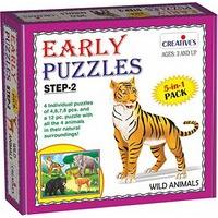 Creative Early Puzzles Step- Wild Animals