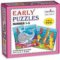 Creative Early Puzzles Step- Numbers 1 To 5