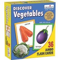 Creative Educational - Discover Vegtables (flash Cards)
